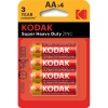 Nessiworld Kodak Çinko Karbon Blister Kalem Pil 4lü AA