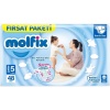 Nessiworld Molfix Bebek Bezi Fırsat Paketi 5 Beden 11-18 Kg 48 Adet