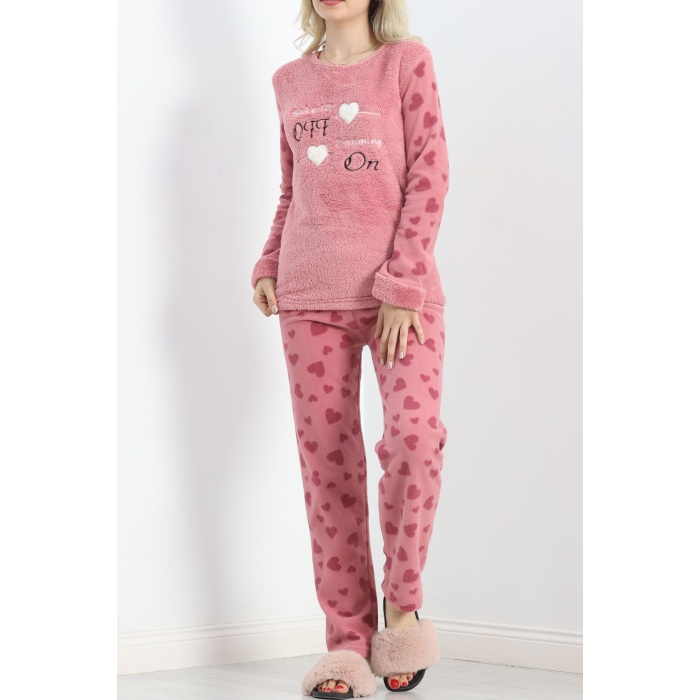 Polar Pijama Takımı Pembe