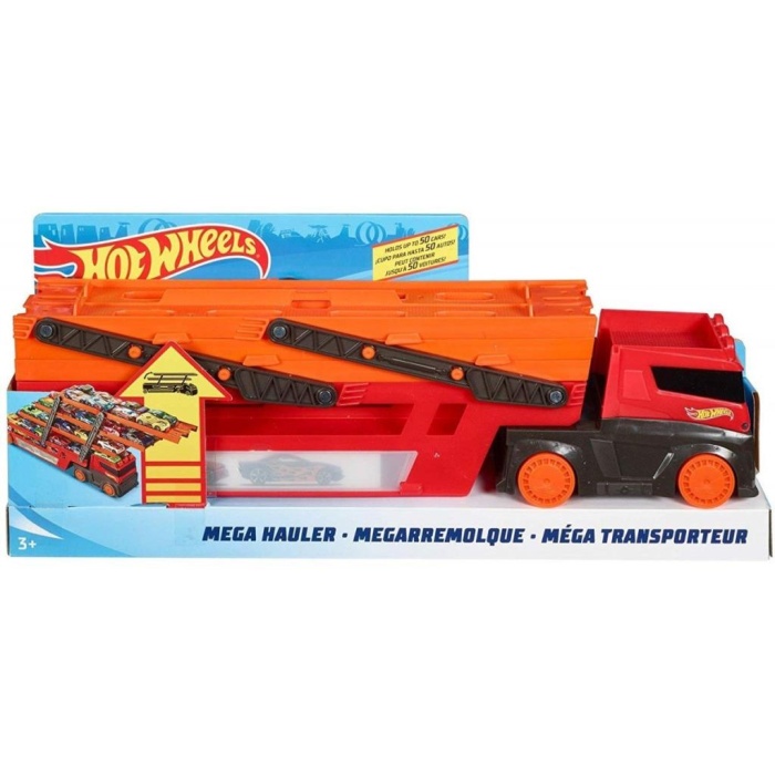 GHR48 Hot Wheels Mega Tır (Kırmızı-Turuncu)