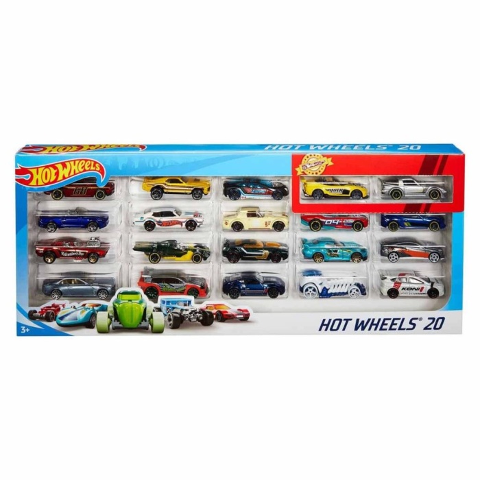 H7045 Hot Wheels 20li Araba Seti - Erkol Özel Kampanya Fiyatı