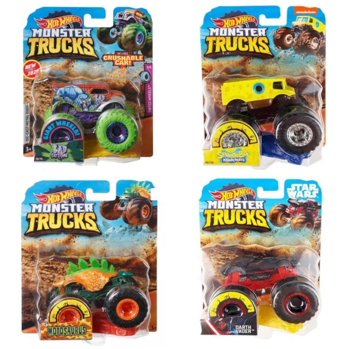 FYJ44 Hot Wheels, Monster Trucks 1:64 Arabalar