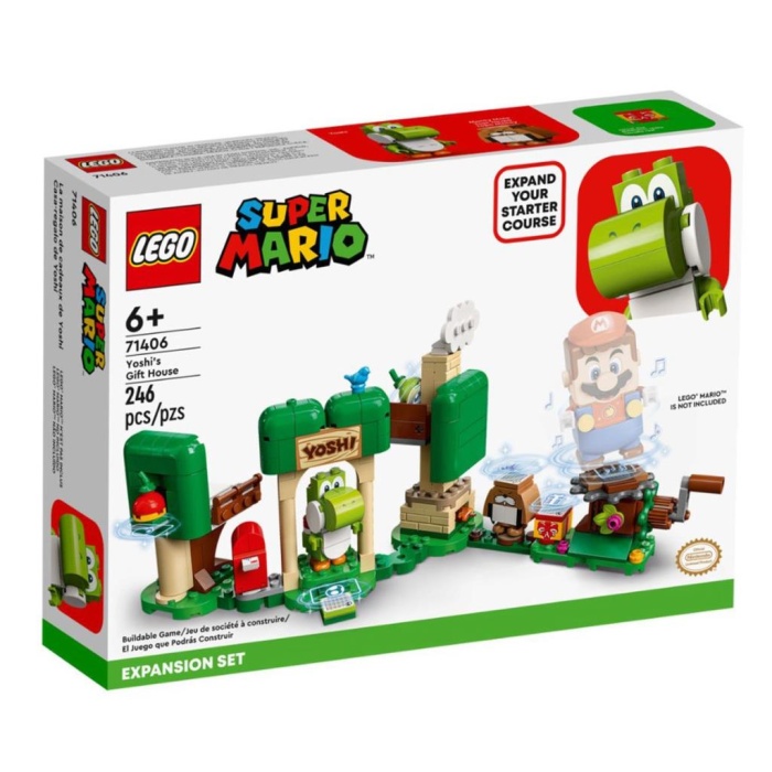 Nessiworld 71406 LEGO® Super Mario Yoshinin Hediye Evi Ek Macera Seti 246 parça +6 yaş