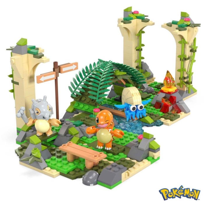 HDL86 MEGA™ Pokémon™ Jungle Ruins - Adventure Builder Antik Kent Seti 464 parça +7 yaş