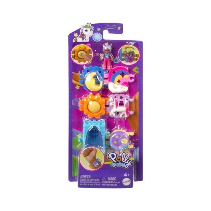 HKV67 Polly Pocket Bileklik Olabilen Sevimli Oyun Setleri