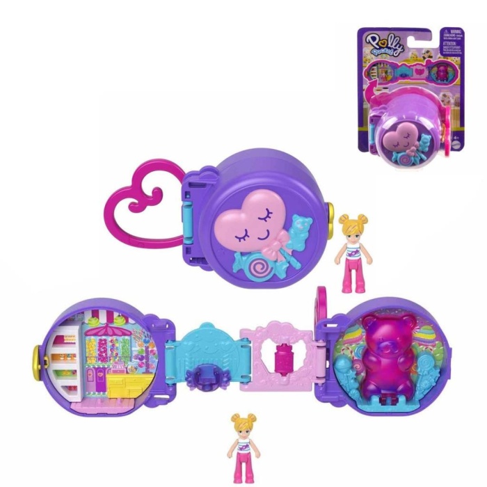 Nessiworld   HRD73 Polly Pocket Sevimli Hayvancık Temalı Mini Oyun Setleri