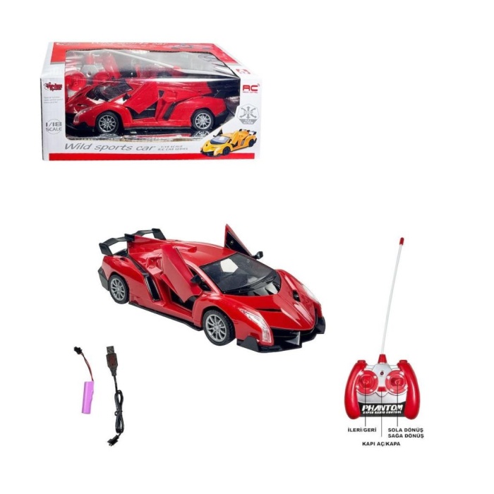 NessiWorld RG-1383-9A-11AKumandalıWildSportAraba1:18-VardemOyuncak