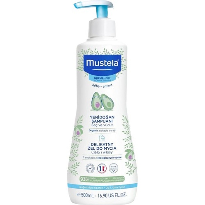 Nessiworld Mustela Dermo Cleansing Yenidoğan Saç ve Vücut Şampuanı 500 ml