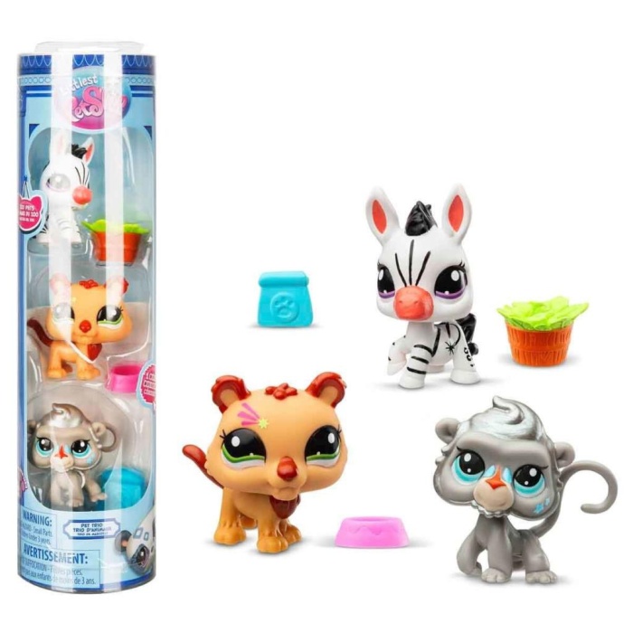 Nessiworld 0621 Littlest Pet Shop Minişler 3’lü Figür Seti S2