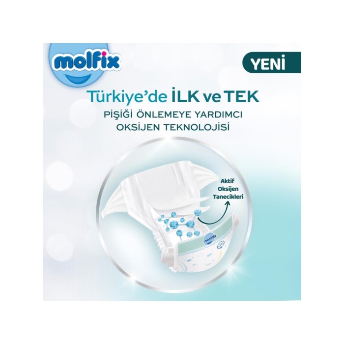 Nessiworld Molfix Premium Bebek Bezi Fırsat Paketi 1 Beden 2-5 Kg 72 Adet