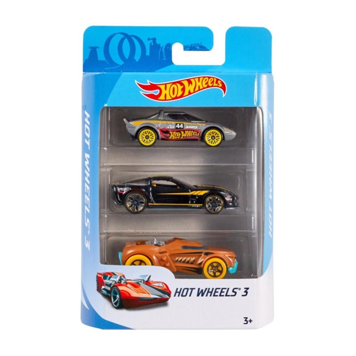 K5904 Hot Wheels 3lü Araba Seti