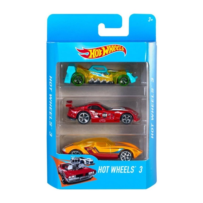 K5904 Hot Wheels 3lü Araba Seti