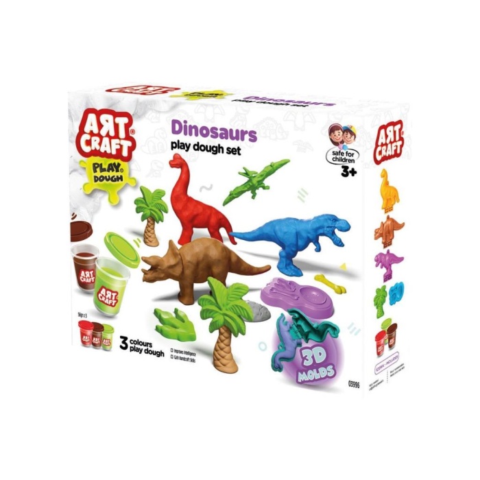 Nessiworld 03996 Art Craft Dinozorlar Hamur Set 168 Gr -Fentoys