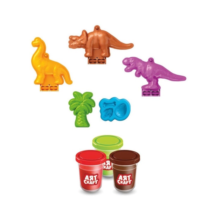 Nessiworld 03996 Art Craft Dinozorlar Hamur Set 168 Gr -Fentoys