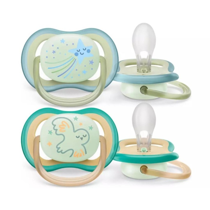 Nessiworld Philips Avent Ultra Air Gece Emzik 0-6 Ay Erkek