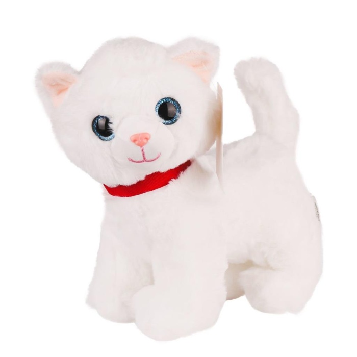 Nessiworld KZL-2311010 Peluş Miyavlayan Kedi -Kızılkaya Oyuncak