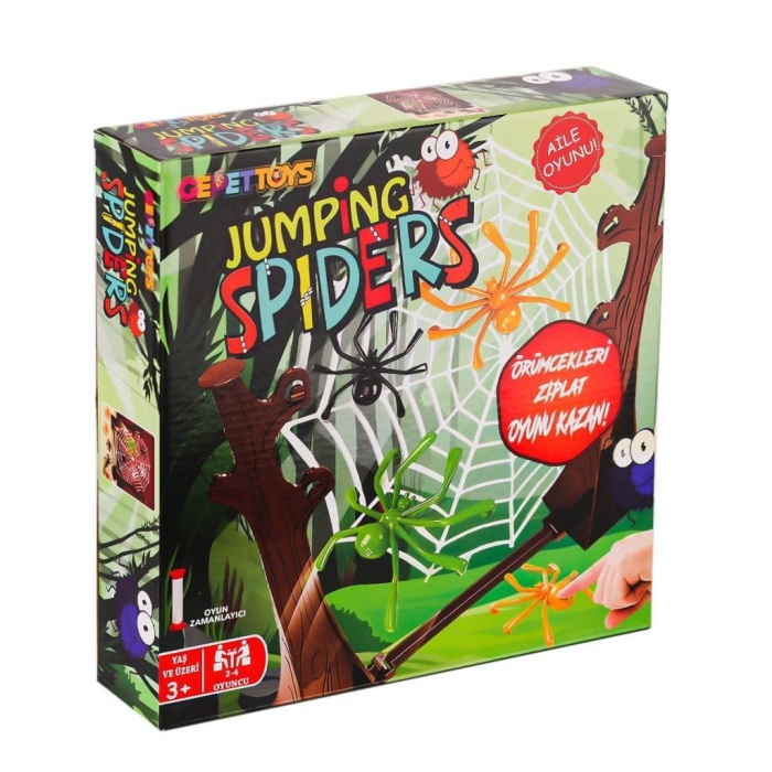 Nessiworld JS Jumping Spider Eğlenceli Aile kutu Oyunları -Gepettoys