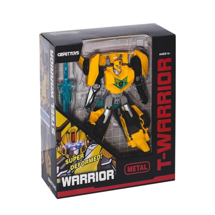 NessiWorldLJ1651 Metal Gövdeli Dönüşebilen Robot -Gepettoys