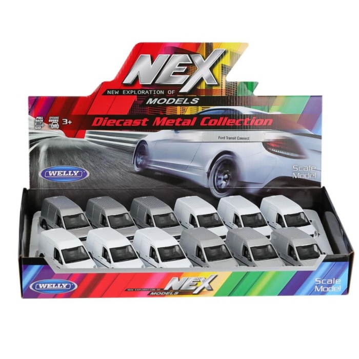 Nessiworld 43631 Welly Metal Çek Bırak Ford Transit -Karsan Oyuncak
