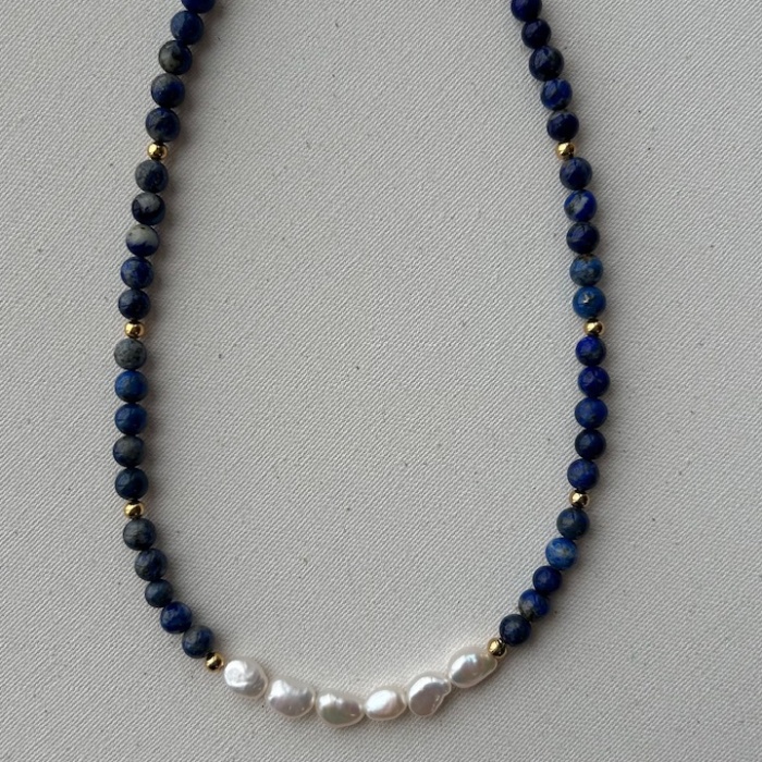 Lapis lazuli inci kolye