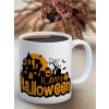 Baskılı Kupa Bardak Seramik Mug -Happy Halloween