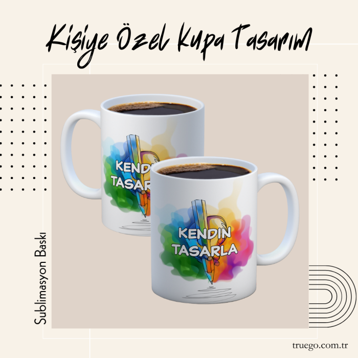 Kişiye Özel Baskılı Kupa Bardak Seramik Mug