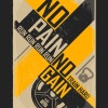 No Pain No Gain Sarı Siyah  Poster Kanvas Tablo 50 x 70