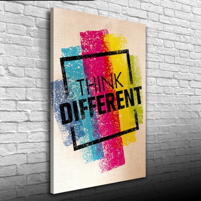 Think Different Afiş Kanvas Tablo 50 x 70