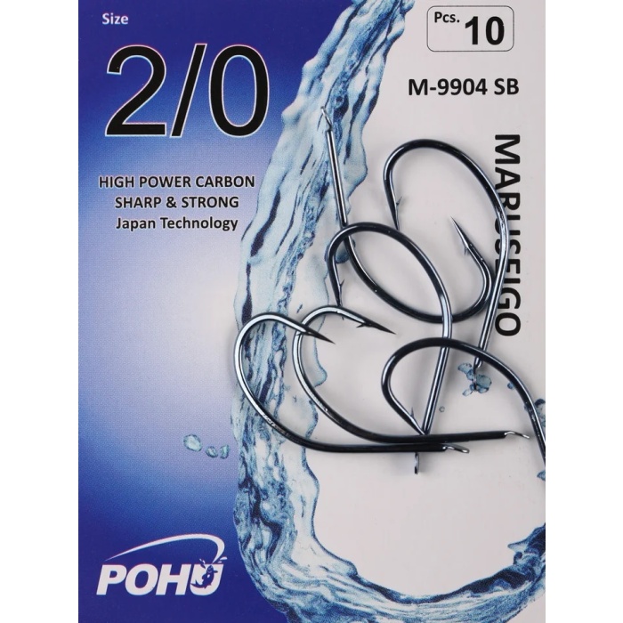 Pohu M-9904 Sb No: 2/0 10lu Paket  Olta Iğnesi