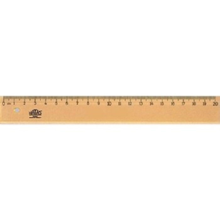 HATAS AHŞAP CETVEL 20 CM