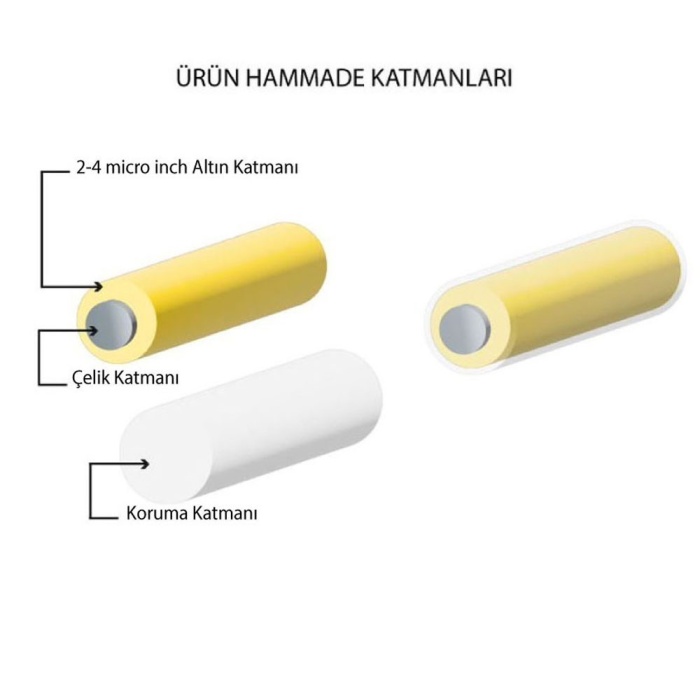 Altın Kaplama 4 mm Halka Küpe UNK-723