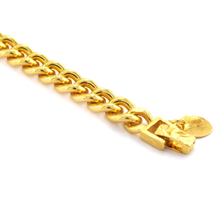 FerizZ Altın Kaplama Düğüm Zincir Model Kadın Bileklik BLK-1030