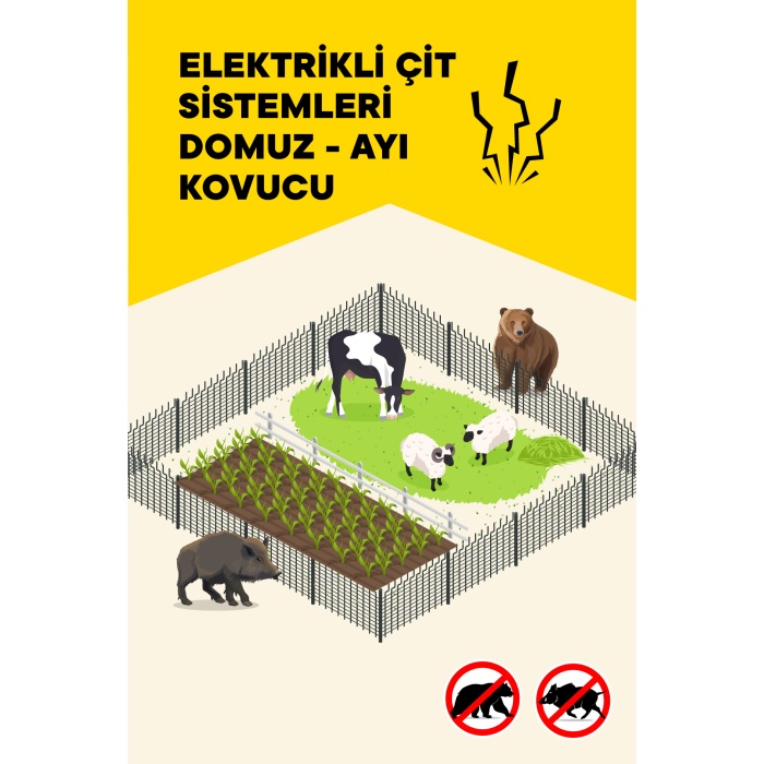 ATLAS ELEKTRİKLİ ÇİT İÇİN BAKIR KABLO SETİ