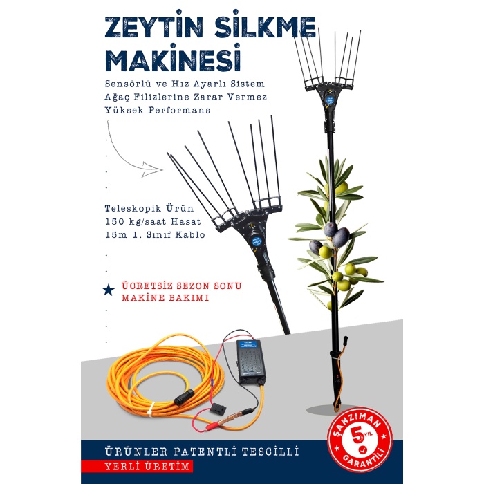 ATLAS ZEYTİN SİLKME MAKİNESİ DEVİR AYARLI