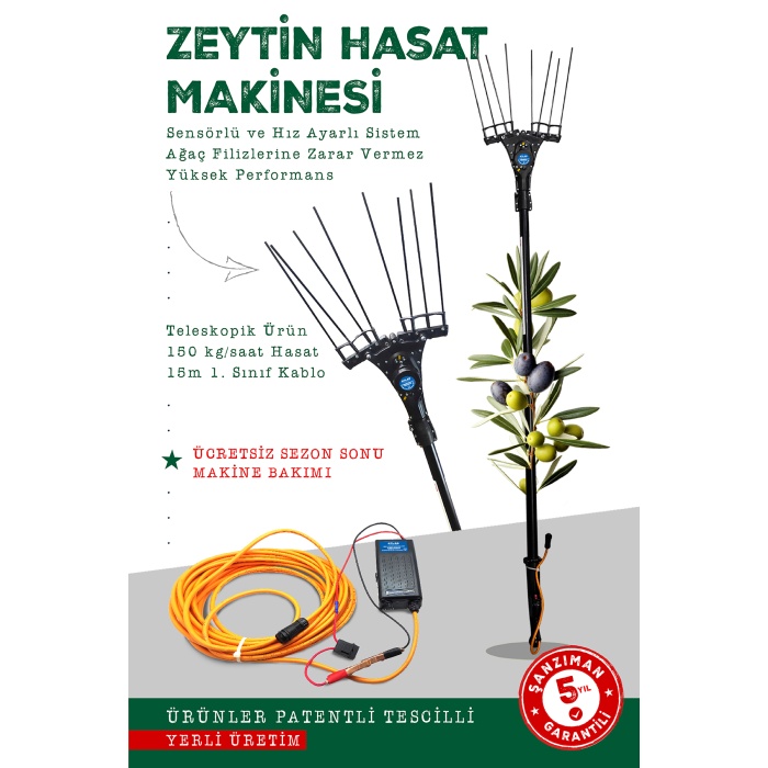 ATLAS PRO ZEYTİN HASAT MAKİNESİ DEVİR AYARLI