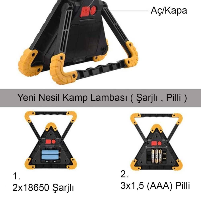 Profesyonel Kamp - Araba Lambası Atlas Bm-610