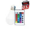 ELİTLED EL-01Y ( 9W=60W & E27 ) ( RGB & KUMANDALI ) LED AMPUL ( 800LM )*25=K