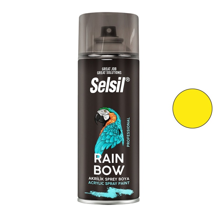 SELSİL TAB-447 ( SARI ) SPREY BOYA 400ML*12X1