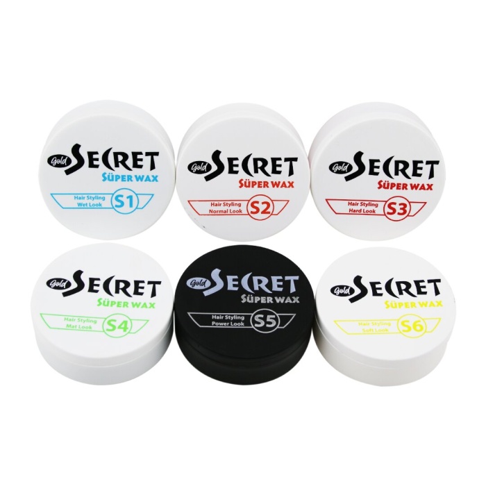 GOLD SECRET S1-2-3-4-5-6 SÜPER WAX SAÇ ŞEKİL KREMİ 150ML*48X1