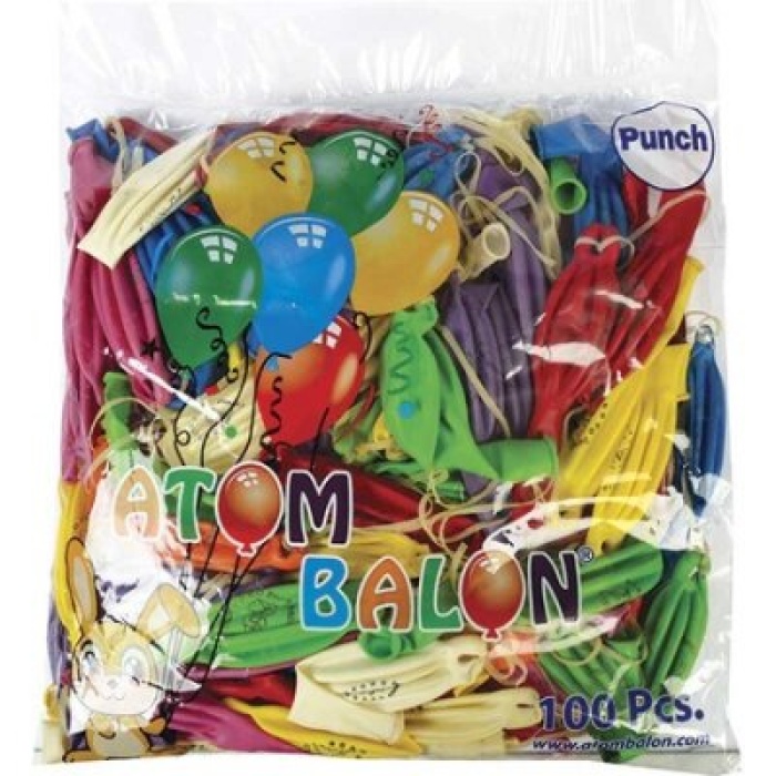 ATOM ( PUNCH & BÜYÜK ) BALON 100PCS*1X20