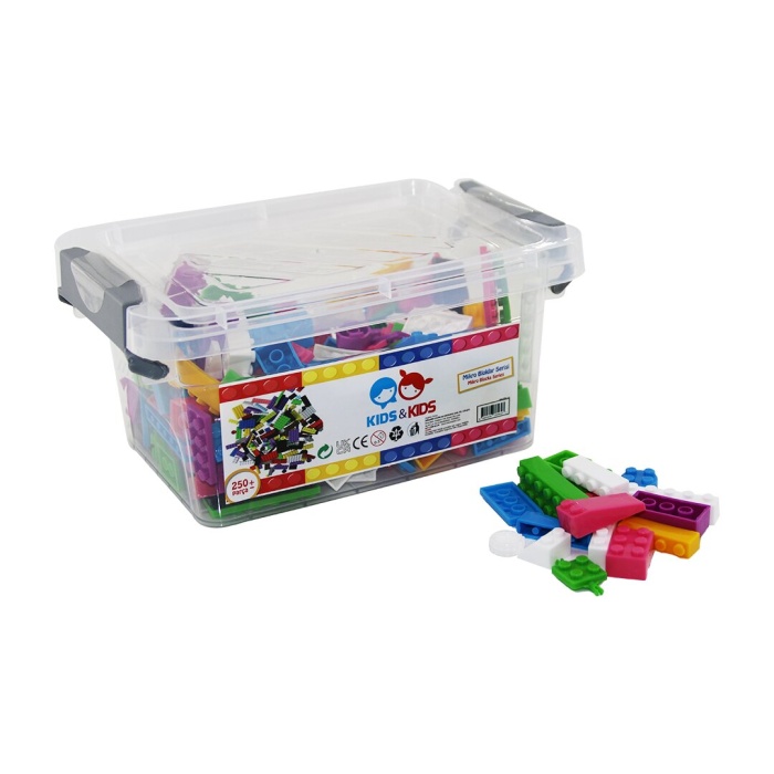 KIDS & KIDS STR-112 ( 250PCS ) ( MİNİ BLOKLAR SERİSİ ) LEGO OYUNCAK ( SAKLAMA KUTULU )*20