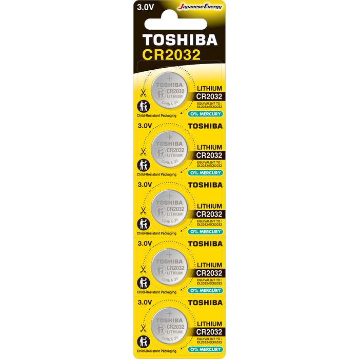 TOSHIBA CR 2032 LITHIUM 5Lİ PİL