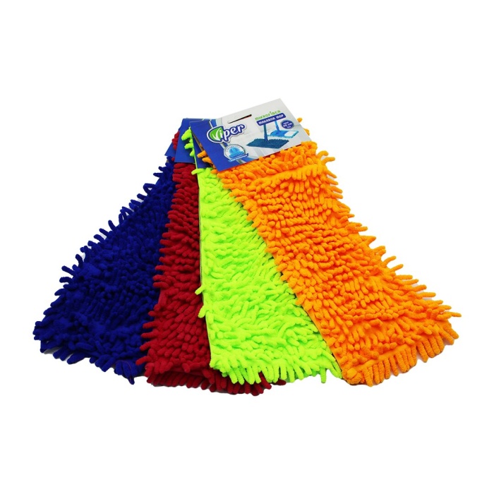 VİPER ( 40CM - 60CM ) ( YEDEK ) MİKROFİBER RENKLİ ( MAKARNA ) MOP*12X20