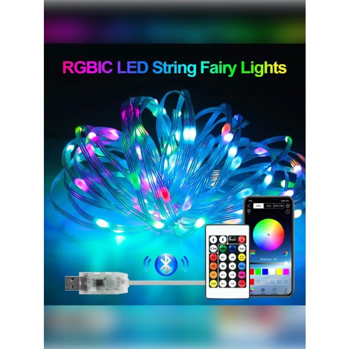 Rgb Şerit Led Usb Kumandalı 10 Metre App Kontrol App Kontrol