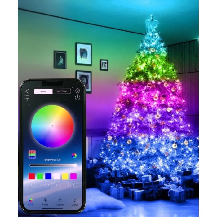 Rgb Şerit Led Usb Kumandalı 10 Metre App Kontrol App Kontrol