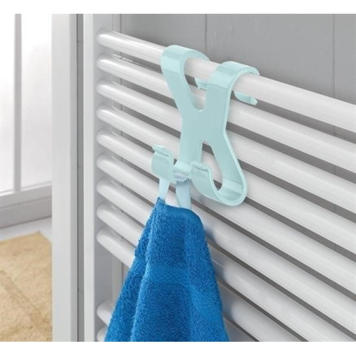 BUFFER® Hang it Pratik Kolay Taşımabilir Havlupan 2 Kancalı Banyo Askısı