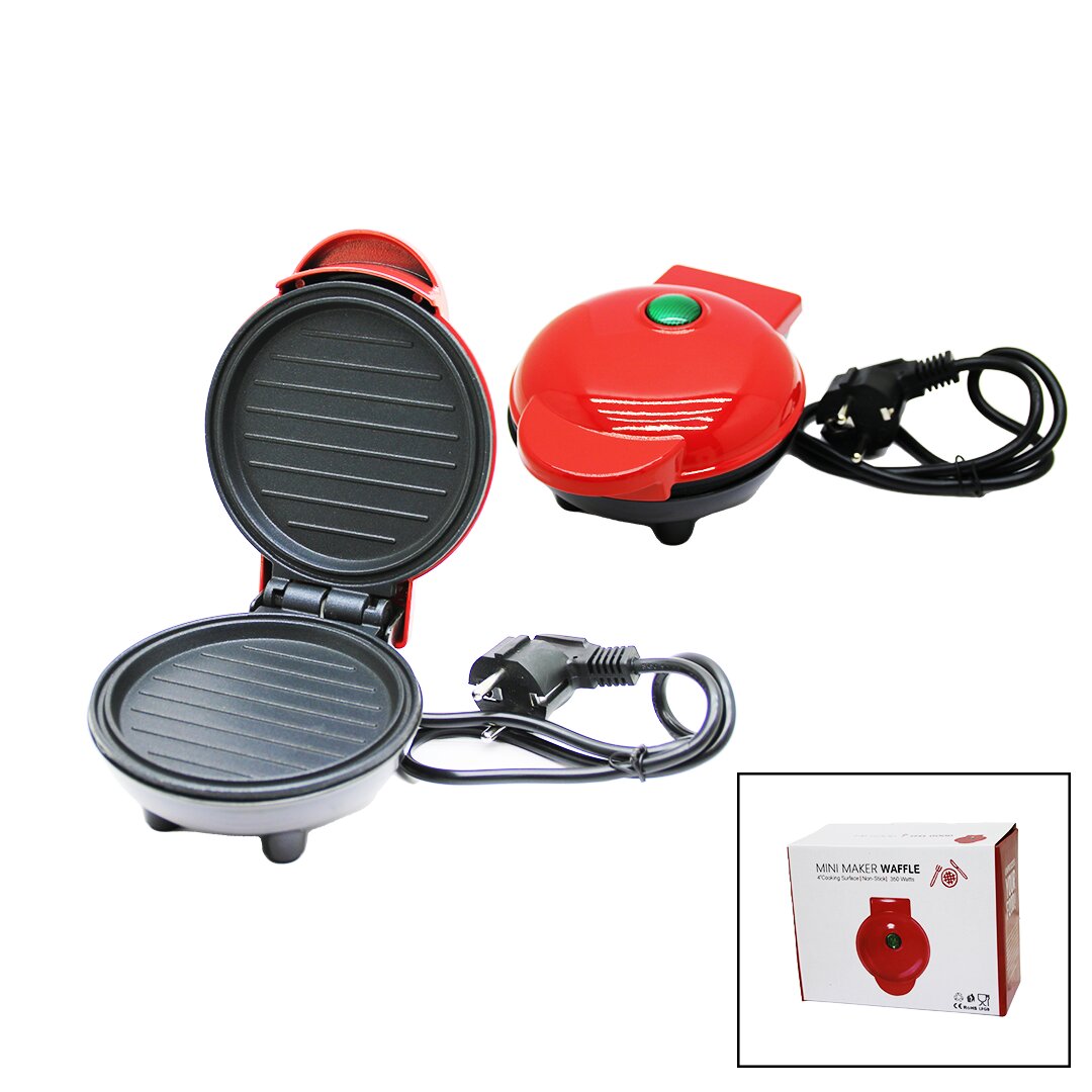 MINI MAKER GRILL 1152 4 M N WAFFLE IZGARA PRAT K TOST MAK NES 350W 30 WAFIL