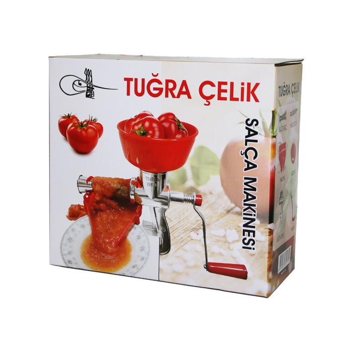 TUĞRA ÇELİK KY-FQ88( KOLLU ) ( ALÜMİNYUM ) SALÇA MAKİNESİ ( SÜZGEÇLİ & PLASTİK HAZNELİ )*10