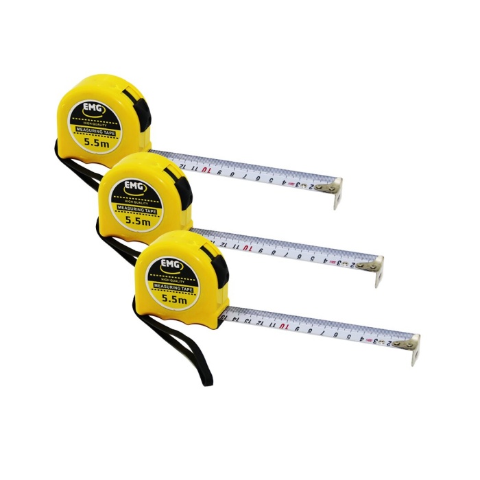 EMG MEASURING TAPE HRD-160 ( 5.5MT X 25MM ) ÇELİK ŞERİT METRE*12X6