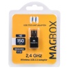 MAGBOX USB STICK MİNİ 802.11N WİFİ 7601 CHIPSET 2.4GHZ 150 MBPS IP UYDU ALICILARI İLE UYUMLU (4767)